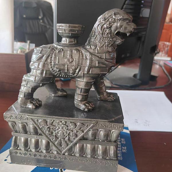 Cast Iron Lion Metal Processing